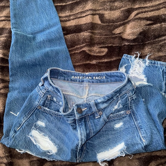American Eagle Ripped Mom Jean - Picture 8 of 12